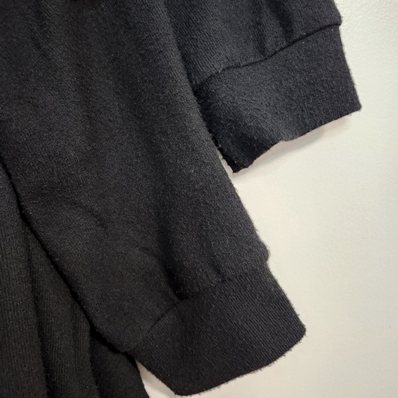 🔥ABSOLUTE FINAL💲⬇️Lauren Moshi Black Cold Shoulder Silver Hand✌️, Size L~EUC - Picture 9 of 13